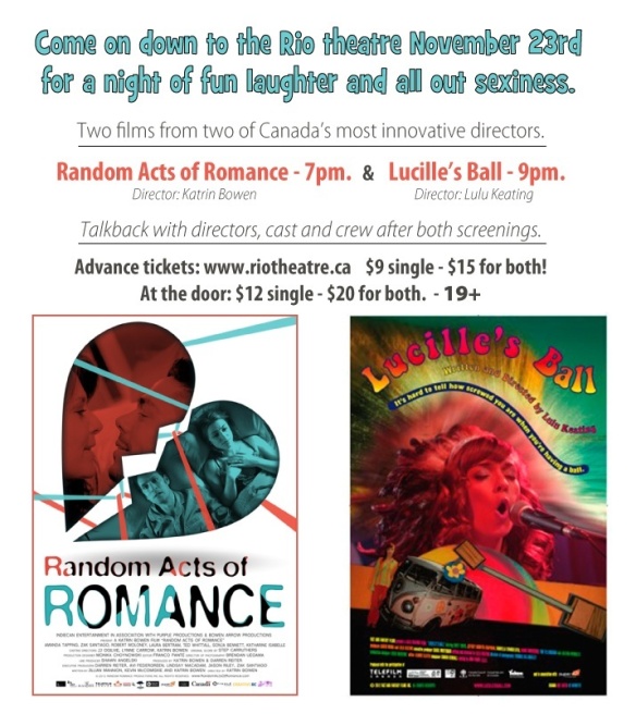 Screening Random Acts and Lucille's Ball